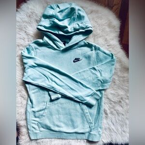 Nike Sea Foam Aqua Pullover Hoodie Kids Boys XL